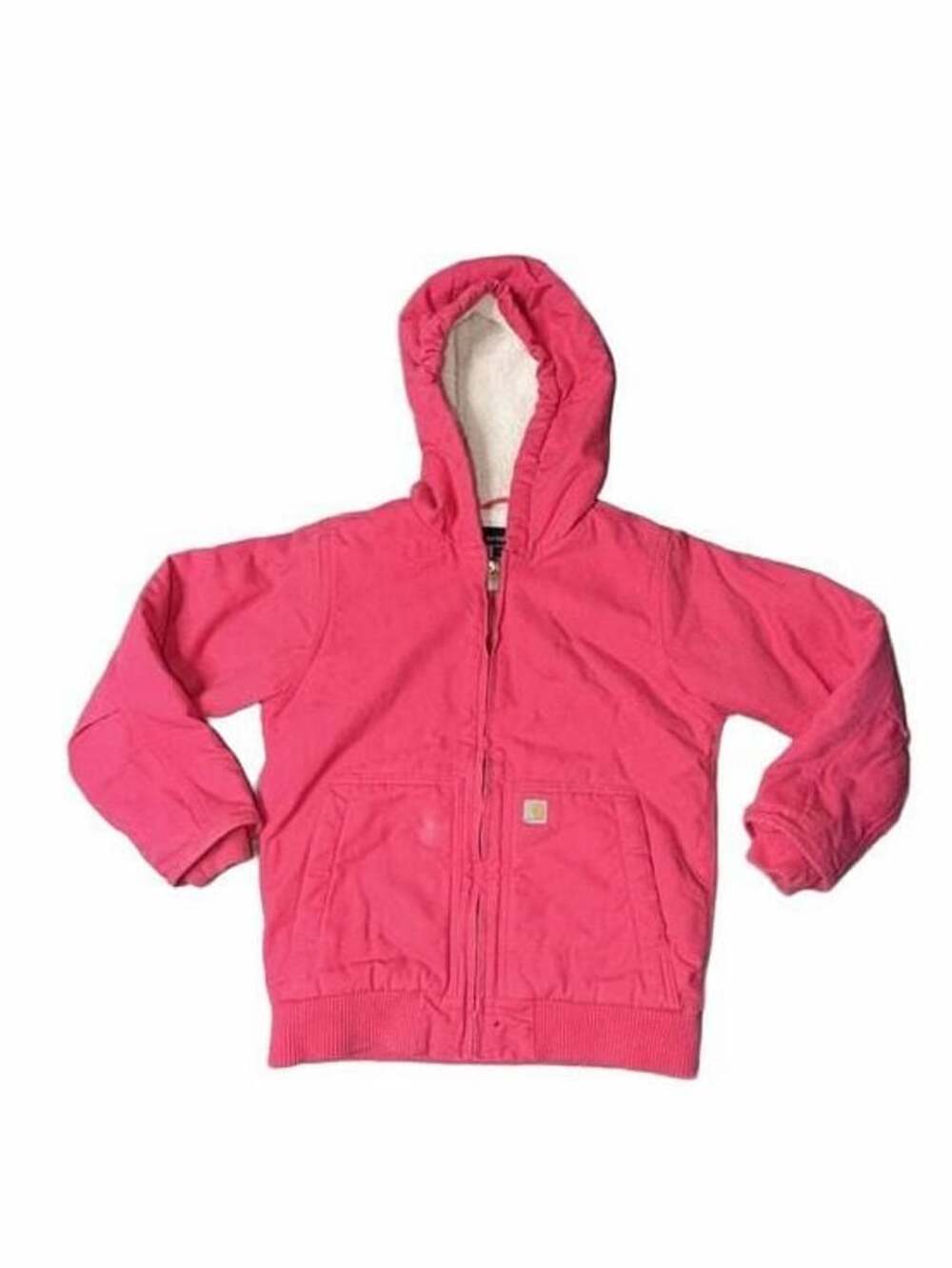 Carhartt CP9564 Active Jacket Size 7-8 Pink Sherpa Lined